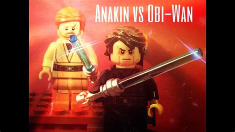 Lego Star Wars Anakin Vs Obi Wan Youtube