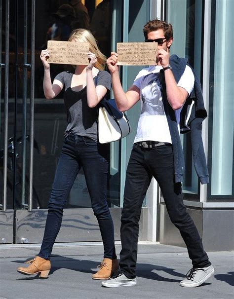 This site is protected by recaptcha and the google privacy policy and terms of service apply. Emma Stone and Andrew Garfield Use The Paparazzi to ...