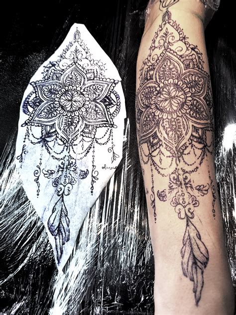 Forearm Sketch Forearm Mandala Tattoo Design Under Asia