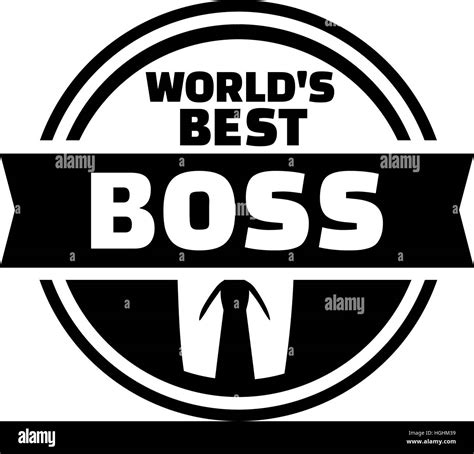 Worlds Best Boss Button Stock Vector Image And Art Alamy