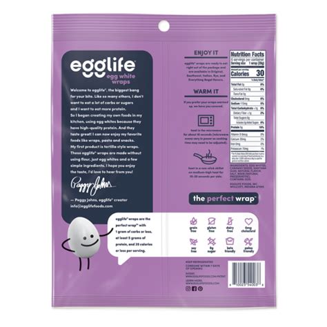 Egglife Rye Egg White Wraps 6 Each Delivery Or Pickup Near Me