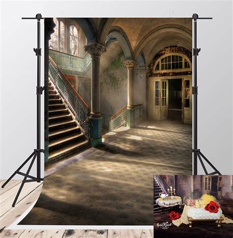 Buy Kate Microfiber Castle Photography Backdrops 5x7ft Indoor Vintage