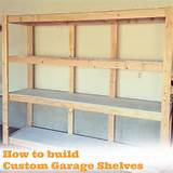 How To Build A Garage Storage Shelf Images