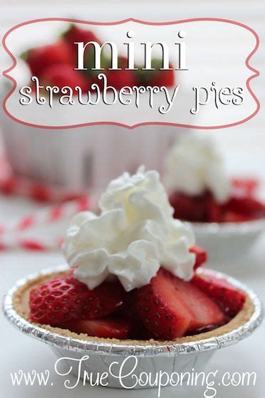Cute And Delicious Mini Strawberry Pies