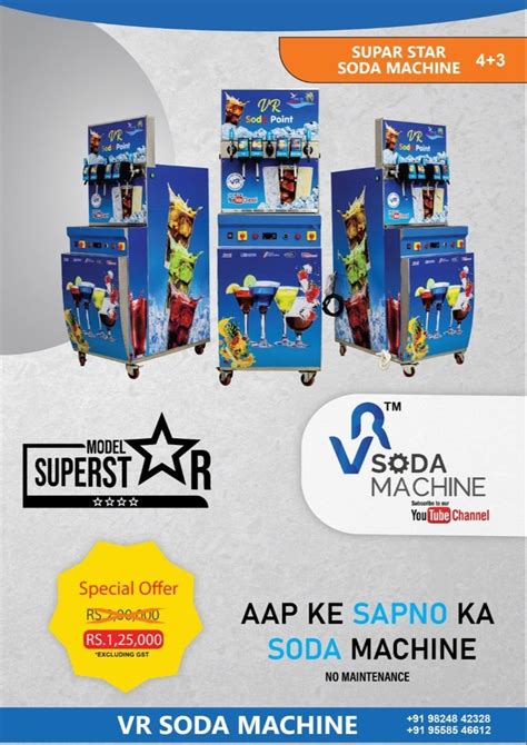 Valve Soda Machine At Rs Piece Chhipakuva Ahmedabad Id