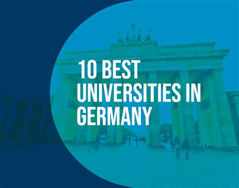 10 Best Universities In Germany To Study Computer Sciences Studypro