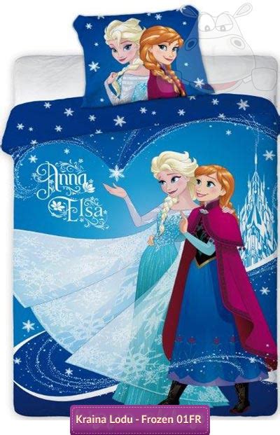 Pościel Dla Dzieci Kraina Lodu Z Elzą I Anną Disney Frozen