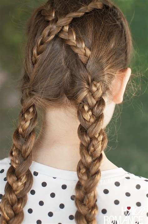 Back To School Hairstyles Criss Cross Braids Tutorial Hair Romance