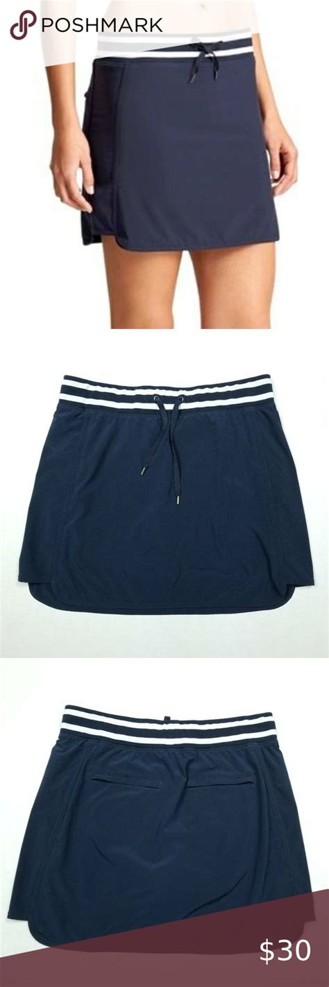 Athleta Sonara Skort Size 6 Euc Navy Skort Navy Skirt Athleta