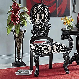 Swirl Back Upholstered Chair from Seventh Avenue ® | Unique home decor