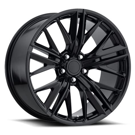 Factory Reproductions Wheels Fr 28 Zl1 Camaro Gloss Black Rim Wheel