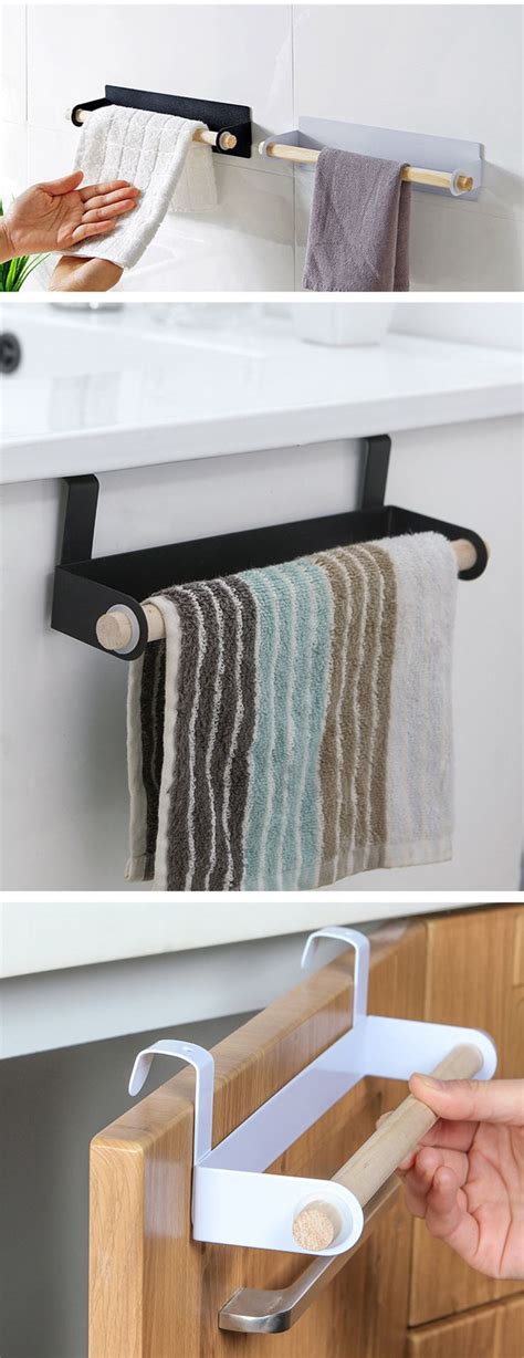 Hanging Towel Bar From Apollo Box In 2021 Hanging Towels Kitchen