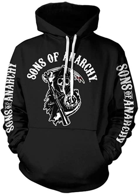 Amazon Officially Licensed Merchandise Sons Of Anarchy Logo Hoodie
