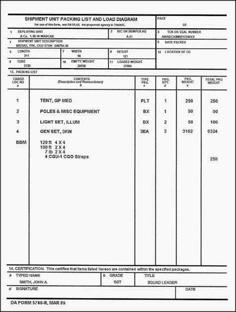 Da Form 1750 Fillable Word Printable Forms Free Online