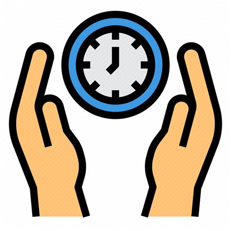 Save Time Hands Management Clock Icon Download On Iconfinder