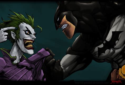 Batman Fighting Joker