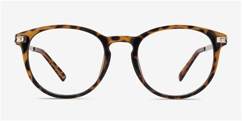 Daphne Round Brown And Tortoise Glasses For Women Eyebuydirect Eyebuydirect Classic Glasses