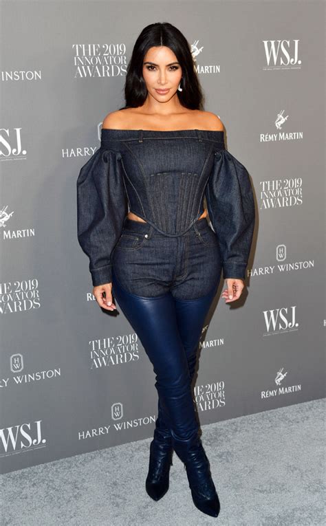 Kim Kardashians Latest Look Just Took The Canadian Tuxedo To Another