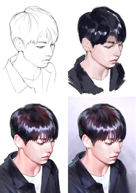 Check spelling or type a new query. BTS Jungkook Process Fanart | KPOP | Pinterest | Zeichnen ...