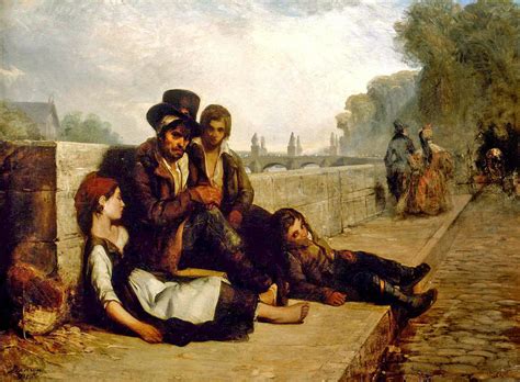 Peinture Française Du 19ème Siècle Scène De Paris 1833