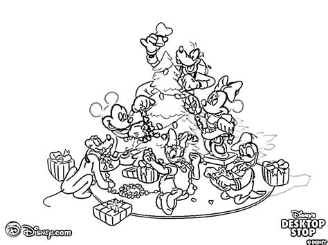 Coloring Pages Christmas Disney Disney Coloring Pages