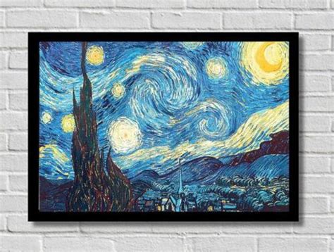 Vincent Van Gogh Starry Night Fine Art Reproduction Poster Print