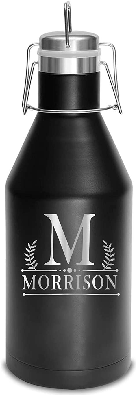 Personalized Vacuum Insulated Growler Stainless Steel Water