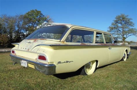 1960 Ford 2 Door Ranch Wagon Original Paint Perfect Patina Super Solid