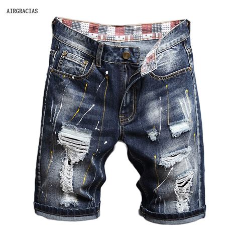Airgracias 2021 New Arrive Shorts Men Jeans Brand Clothing Retro Nostalgia Denim Bermuda Short