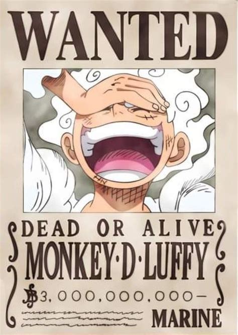 WANTED LUFFY Personagens de anime Desenho de uma peça Luffy