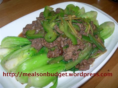 Sliced Beef 40 Beef In Oyster Sauce Meals On Budget