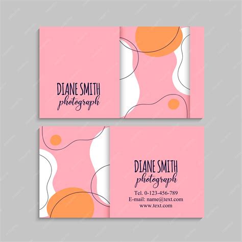 Premium Vector Vector Abstract Creative Business Cards Set Template