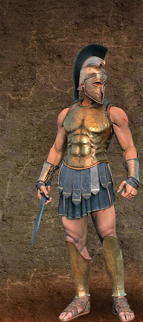 Athenian Hoplite Greek Warrior Spartan Warrior Greek Soldier