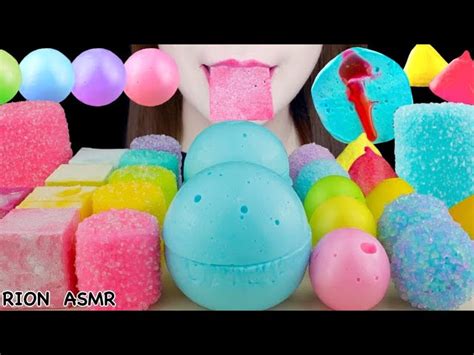 【asmr】planet Gummy Andmarshmallow Party Mega Planet Gummy Mukbang 먹방