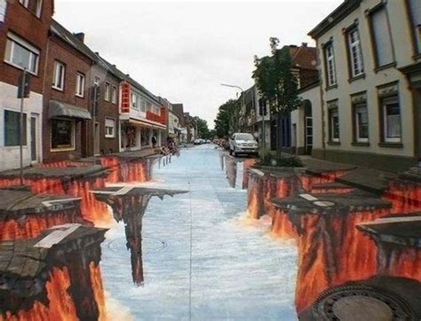 Edgar Mueller Is Master Of Three Dimensional Illusion Street Art He