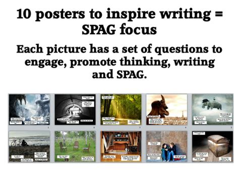10 Creative Write Posters Spag Focus Teaching Resources