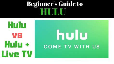 Beginners Guide To Hulu Hulu Hulu Live Tv Hulu Add Ons Hulu