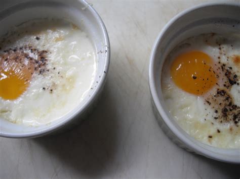 Eggs With Cream Coddled Eggs Thechocolatecliche