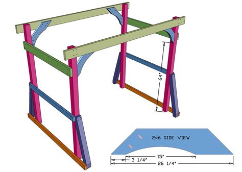 How To Build An Outdoor Arbor Swing Thediyplan