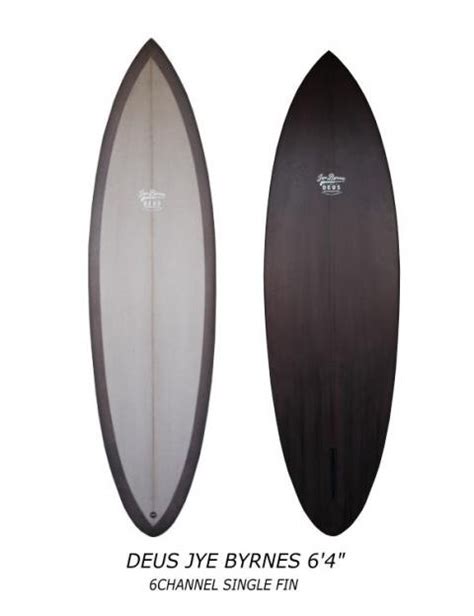 Deus Surfboards Jye Byrnes 64 6channel Single Fin デウス サーフボード Cliff Side