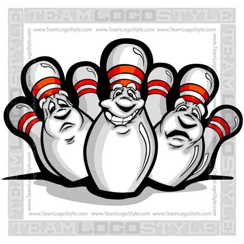 Bowling Ball Hitting Bowling Pins Clipart Illustration By Andy Clip