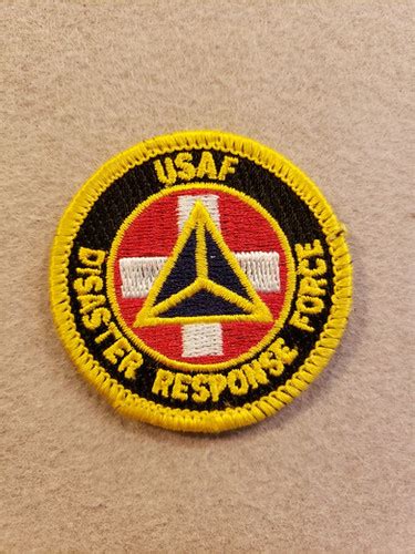 Usaf Disaster Response Force Patch Bunkermilitary