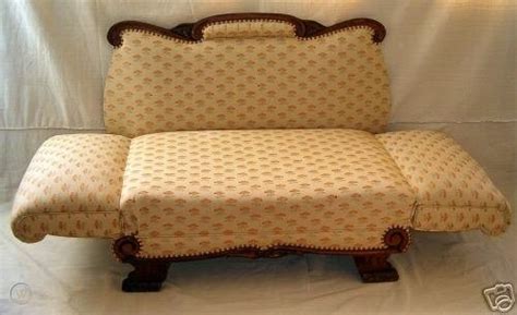rare antique victorian oak fainting sofa couch loveseat 36966500