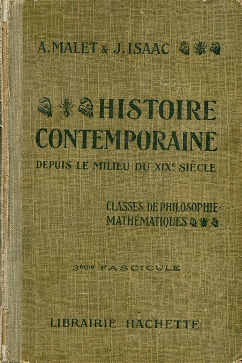 Histoire Contemporaine Par A Malet Et J Isaac La Porterie