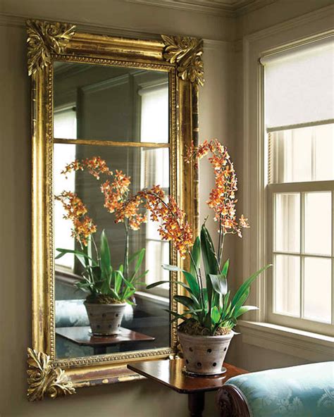 Mirrors add a great decorative element to any room. Martha's Home: Decorating with Houseplants | Martha Stewart