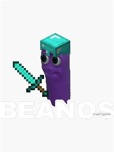 Beanos Sticker For Sale By Creamypods Redbubble