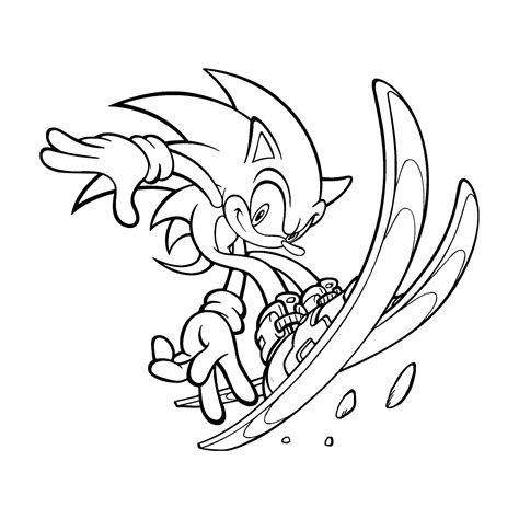 Desenho De Sonic Saltando Para Colorir Tudodesenhos Images