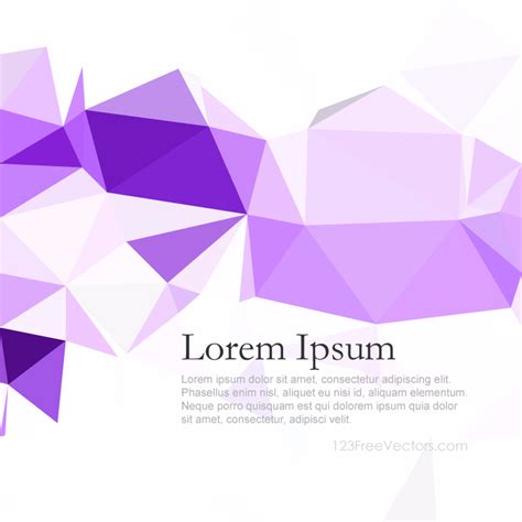 Purple Geometric Polygon Background Image