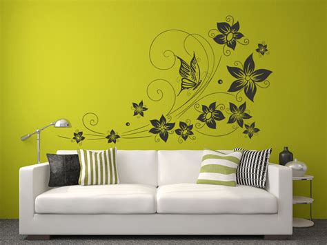Floral 44 - stickere decorative living | Stickere Perete