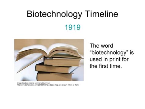 Unit1 Biotechnology Timeline Ppt